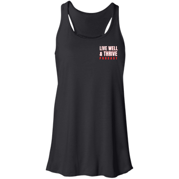 Ladies Live Well & Thrive Flowy Racerback Tank
